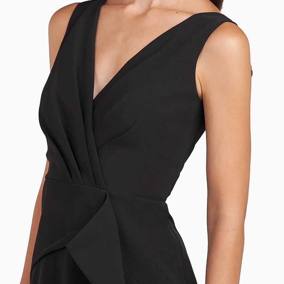 Nwt Kay Unger Black Women's Dress Sz 4